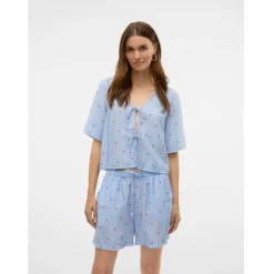 VERO MODA dame shorts VMODETTE - Snow White Cherry