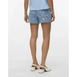 VERO MODA DAME SHORTS VMTESS - Light Blue Denim