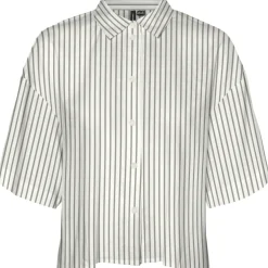 VERO MODA dame skjorte VMLINN - Snow White Olga moon rock