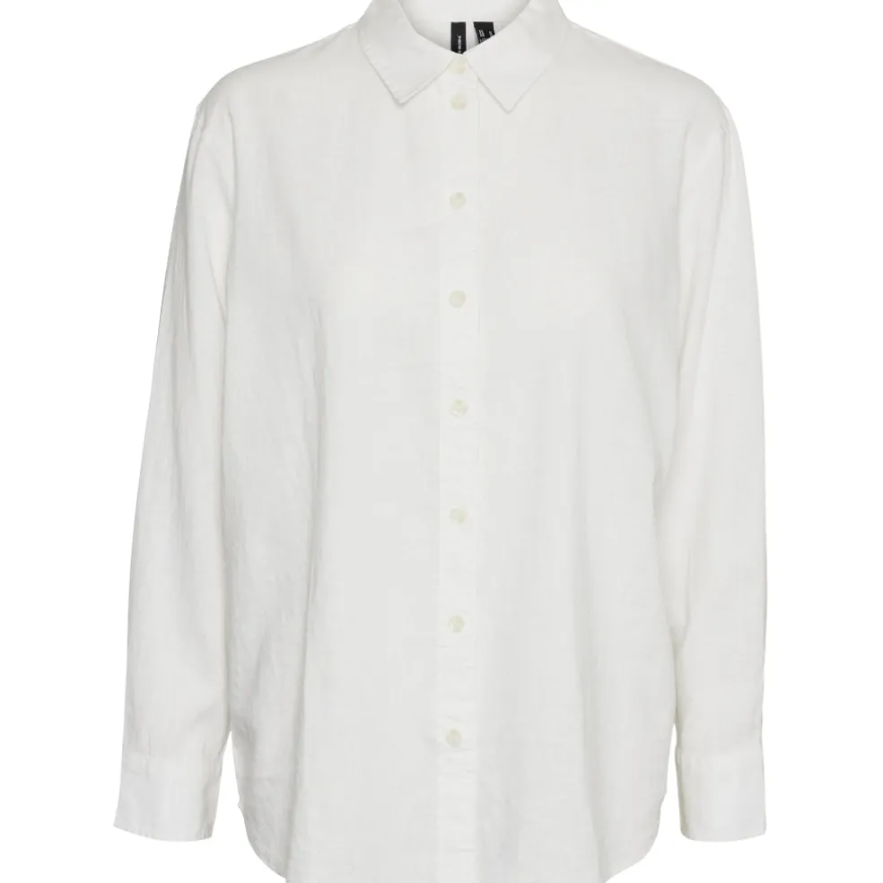 VERO MODA dame skjorte VMLINN - Snow white