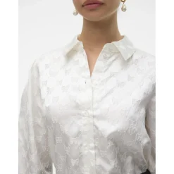 VERO MODA dame skjorte VMVIGA - Snow white