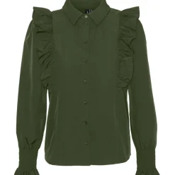 VERO MODA dame skjorte VMMELLA - Rifle Green