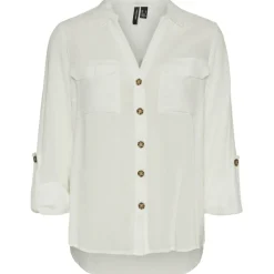 Vero Moda dame skjorte VMBUMPY - Snow white