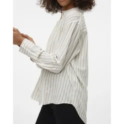 VERO MODA dame skjorte VMLINN - Snow White Olga moon rock