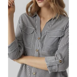 Vero Moda dame skjorte VMBUMPY - Snow White India ink