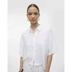 VERO MODA dame skjorte VMLINN - Snow white