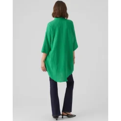 Vero Moda dame skjortekjole VmNatali - Bright Green