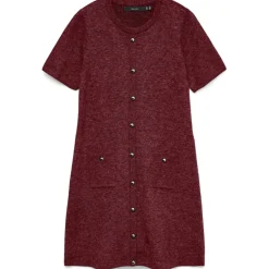 Vero Moda dame strik kjole VMJOHANNA - Tawny Port