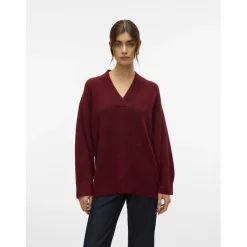 Vero moda dame strik trøje VMBANG - Syrah