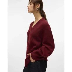 Vero moda dame strik trøje VMBANG - Syrah