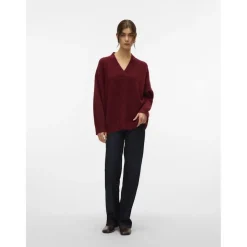 Vero moda dame strik trøje VMBANG - Syrah