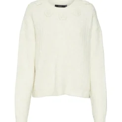 VERO MODA dame strik VMALETTA - Birch W. MELANGE