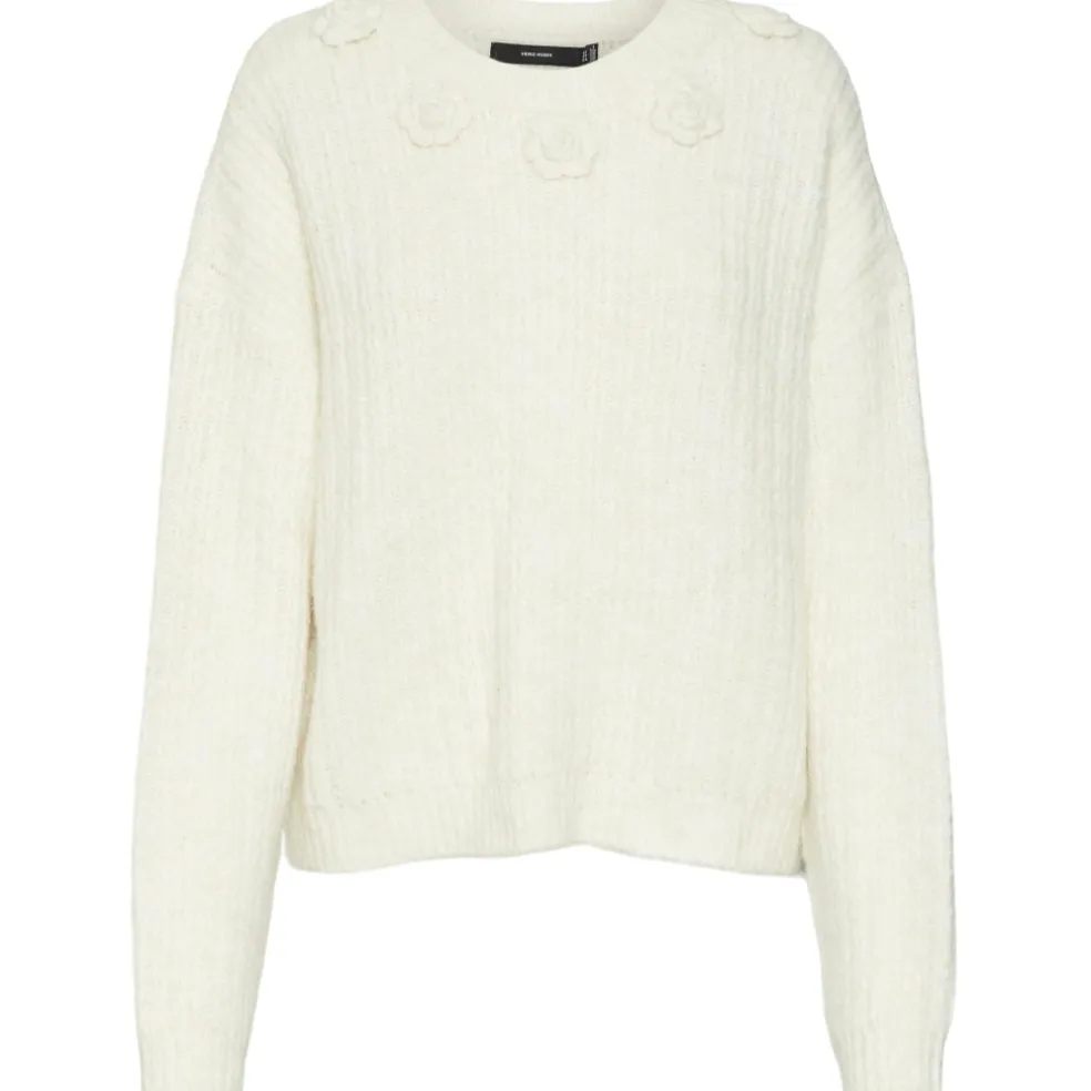 VERO MODA dame strik VMALETTA - Birch W. MELANGE