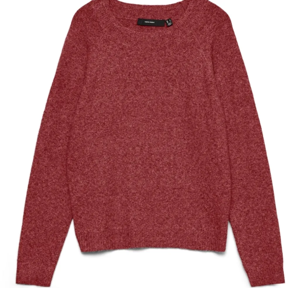 Vero Moda dame strik VMDOFFY - Syrah White Melange