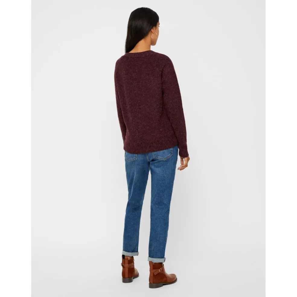 Vero Moda dame strik VMDOFFY - Winetasting Detail:MELANGE