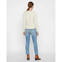 Vero Moda dame strik VMDOFFY - Birch Melange