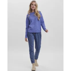 Vero Moda dame strik VMDOFFY - Surf the web detail: Melange