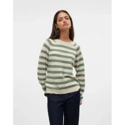 Vero Moda dame strik VMDOFFY - Birch Laurel Wreath