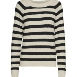 Vero Moda dame strik VMDOFFY - Birch W. BLACK MELANGE
