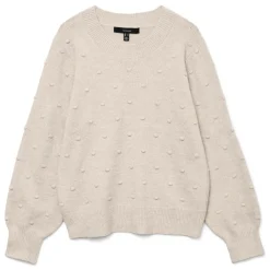 Vero moda dame strik VMFRANCESCA - Birch Melange