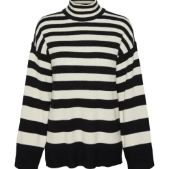 VERO MODA dame strik VMHERMOSA - Black W BIRCH