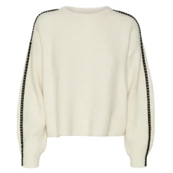 VERO MODA dame strik VMZORA - Birch W. CHOCOLATE TORTE STITCH