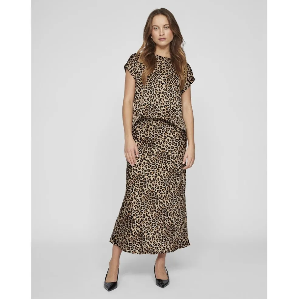 VERO MODA dame top VIELLETTE - Caramel Café LEO