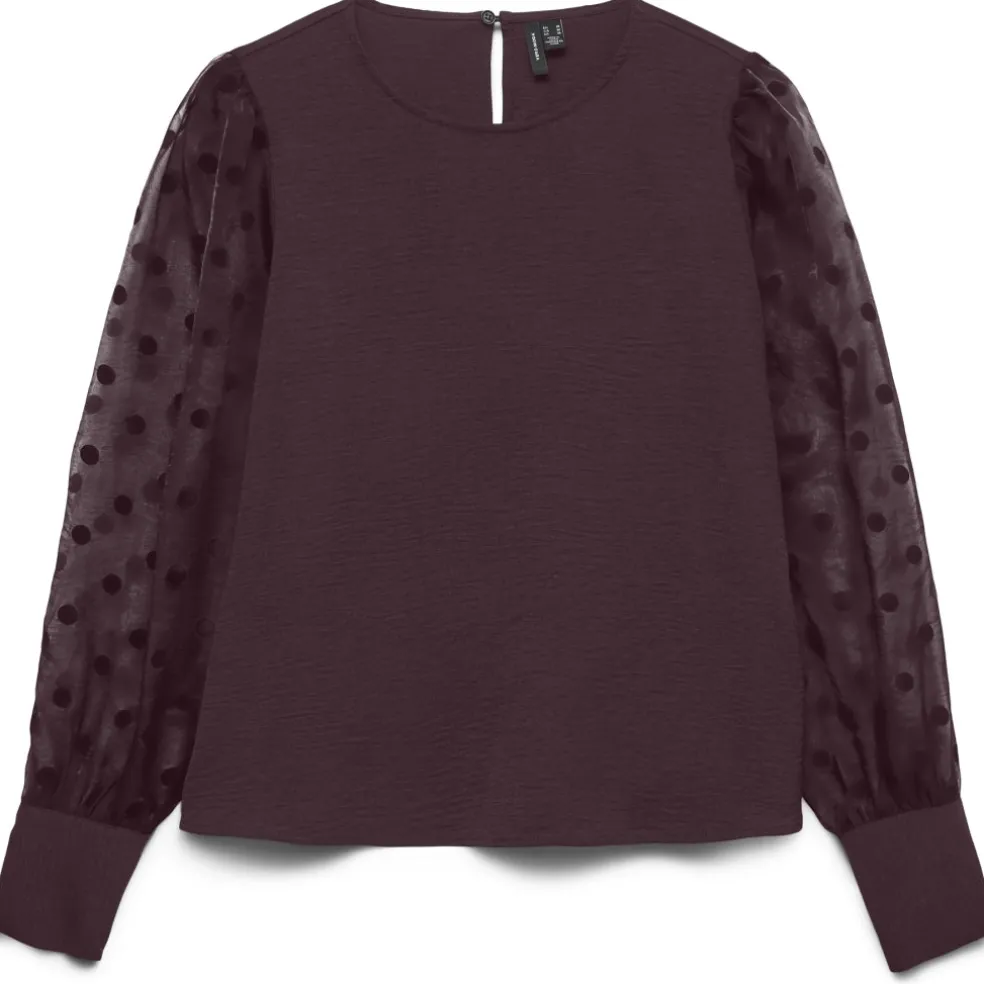 Vero Moda dame top VMALVA - Winetasting