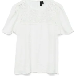 VERO MODA dame top VMALVA - Cloud Dancer