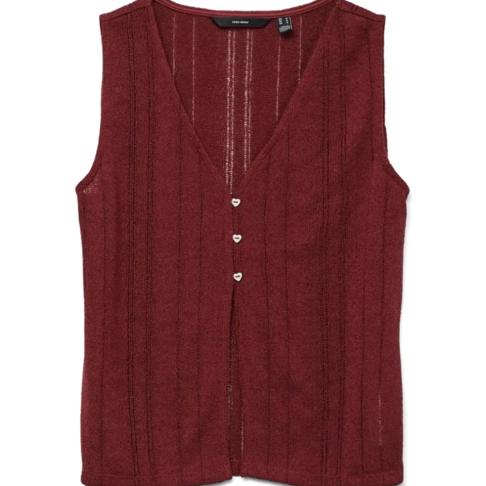 VERO MODA DAME TOP VMEA - Syrah