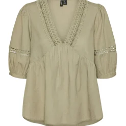 VERO MODA dame top VMLOUISA - Laurel Oak