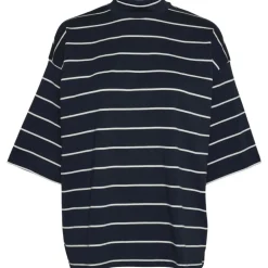 VERO MODA dame top VMMOLLY - Navy Blazer snow white