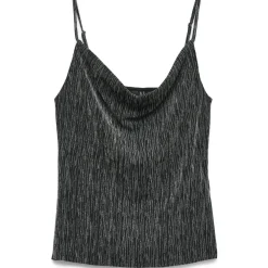 Vero moda dame top VMRITA - Black Silver lurex