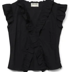 VERO MODA DAME TOP VMROXANNE - Black