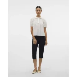 VERO MODA DAME TOP VMROXANNE - Snow white