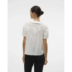 VERO MODA DAME TOP VMROXANNE - Snow white
