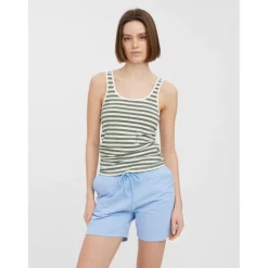 Vero Moda dame top VMSAILOR - Laurel Wreath SNOW WHITE