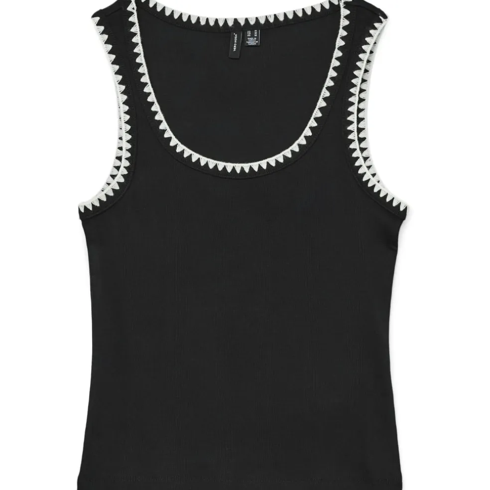 VERO MODA dame top VMVIOLA - Black