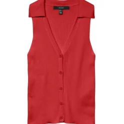 VERO MODA dame top VMWILLOW - Fiery Red