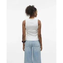 VERO MODA dame top VMWILLOW - Snow white