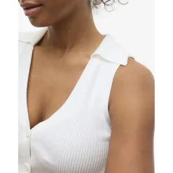 VERO MODA dame top VMWILLOW - Snow white