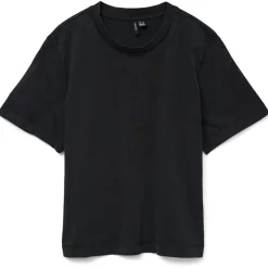 VERO MODA dame t-shirt VMSIGNE - Black Infinity