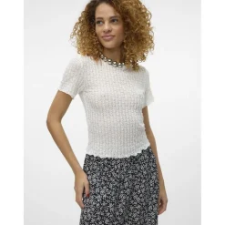 VERO MODA dame t-shirt VMSHELBY - Snow white