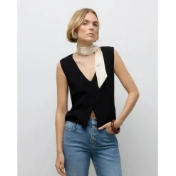 VERO MODA DAME VEST AWSIMONE - Black