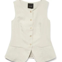 VERO MODA DAME VEST VMMIKELA - Birch Melange