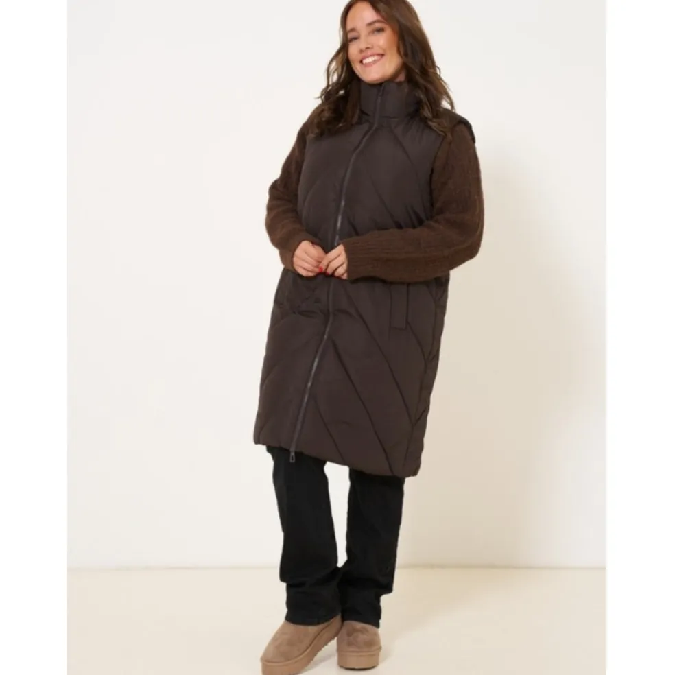 Vero Moda dame vest VMMILLAS - Chocolate Brown