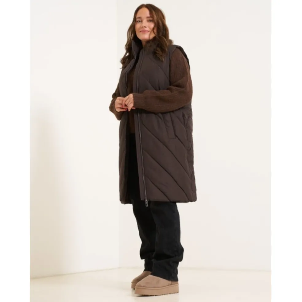Vero Moda dame vest VMMILLAS - Chocolate Brown
