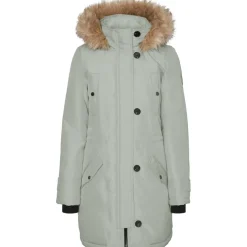 Vero Moda dame vinterjakke VMEXCURSIONEXPEDITION - Mineral Gray