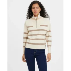 Vero Moda highneck VMSABA - Birch Silver Mink