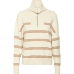 Vero Moda highneck VMSABA - Birch Silver Mink